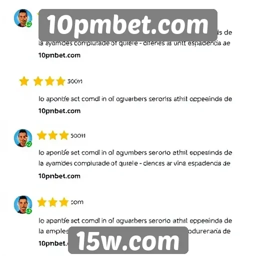 Avaliações de usuários sobre o 10pmbet.com